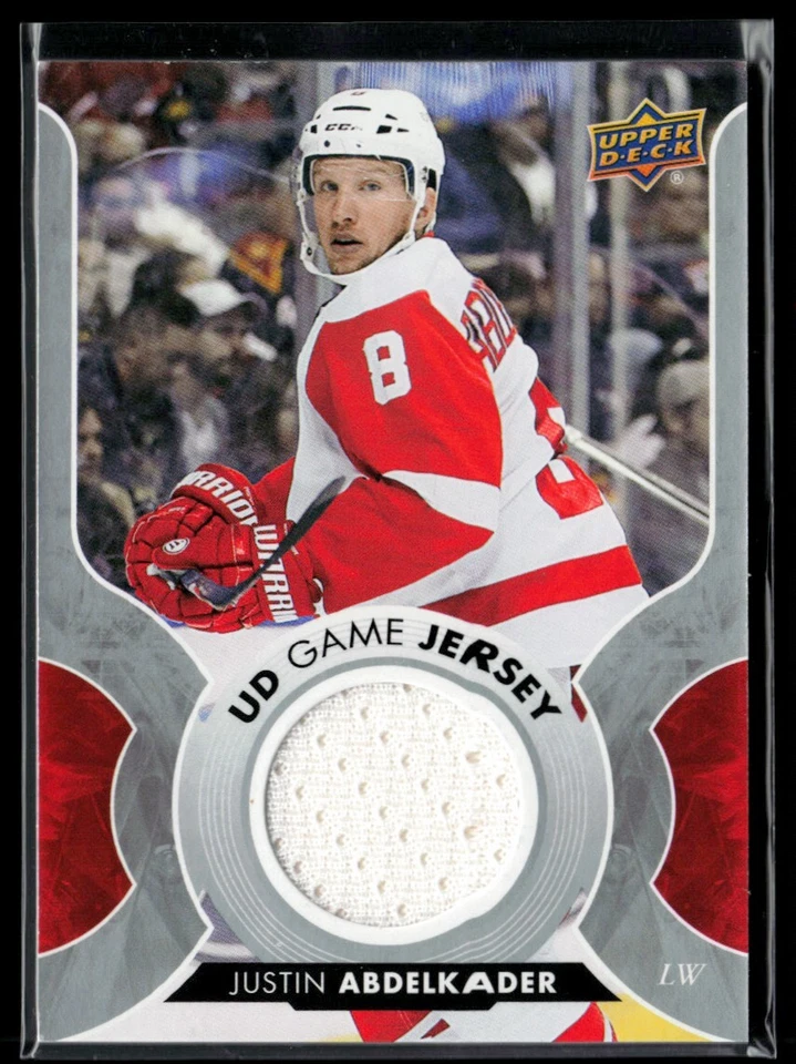 2017-18 Upper Deck Game Jerseys #GJ-JA Justin Abdelkader - Image 1 of 2