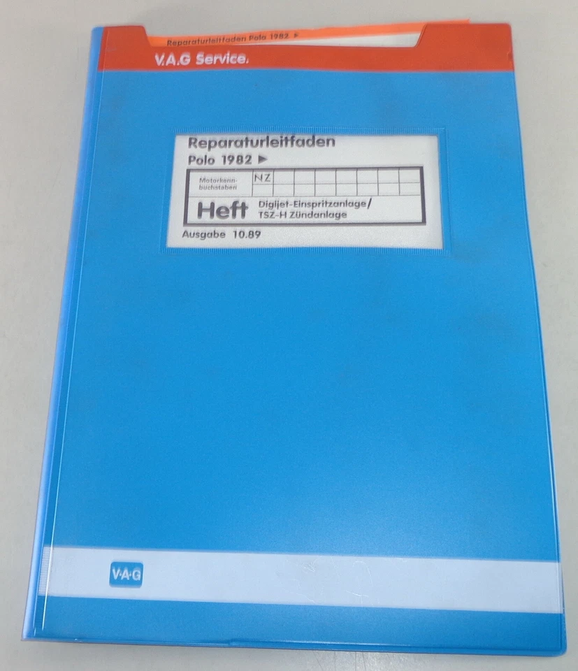 Manual de Taller VW Polo 86c Digijet-Einspritzanlage / Tsz-H Sistema Encendido - - Imagen 1 de 1