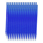 50 Pieces Blue Ink Erasable  Ink Pen Refills Fine Point 0.5mm Z7N4