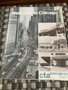 Welcome to Chicago CTA Transit News ottobre 1981 Chicago Transit Authority - Foto 1 di 7