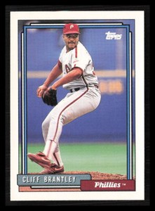 Cliff Brantley 1992  Topps #544  Philadelphia Phillies Rookie