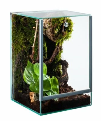 Glas Terrarium 15x15x20cm Glasterrarium 4,5 Liter Spinnen Becken Falltür Spider - Bild 1 von 3