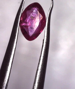 RUBY MARQUISE CUT 3.5 x 2.7 mm NATURAL NOT TREATED - Bild 1 von 7