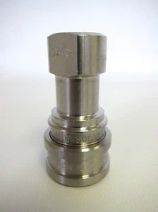 New Hansen ML2-H16 Socket w/ Valve 2 Way ML2H16 Stainless Steel - Picture 1 of 3