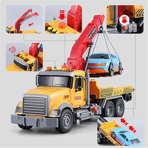 Carro Attrezzi Giocattolo Grande Camion Giocattolo 1:16 con Auto da Corsa Luci e - Foto 1 di 4