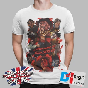 NIGHTMARE ELM ST MOVIE HALLOWEEN HORROR T-SHIRT RETRO TEE UNISEX GIFT JAPAN - Picture 1 of 3
