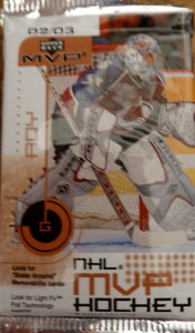 2 Pks Upper Deck 2002-03 NHL MVP Hockey Packs Factory Sealed Buy More and Save!
