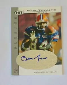 2004 SAGE HIT Ben Troupe Florida Tennessee Titans - Auto SILVER - Picture 1 of 1