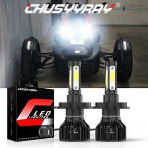For Can Am Ryker 600 900 LED Bulbs 2019-2023 Super Bright Hi-Low 200W Premium - Bild 1 von 13