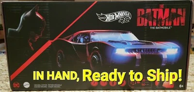 Hot Wheels RC x The Batman REMOTE CONTROL Batmobile 1:10 Scale. READY TO SHIP - Image 1 of 4