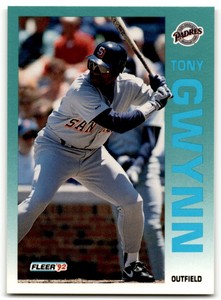 1992 Fleer Tony Gwynn San Diego Padres #605