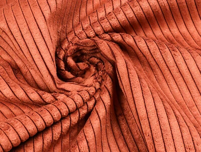 POLSTERSTOFF Cord Samt Taschen Bekleidung grob gerippt ROST EUR 17,98/m - Bild 1 von 4