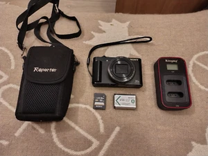 Sony Cyber-shot DSC-HX90V 18.2MP Digital Camera - Black Fully Working Good Shape - Picture 1 of 18