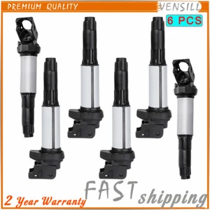 6 PCS Ignition Coil 12131712219 For BMW 1 3 5 6 7 Series X1 X3 X5 Z3 Z4 E60 E64 - Picture 1 of 5