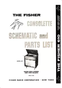 Service Manual Instructions for Fisher 610 - Picture 1 of 1