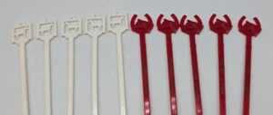 Vintage 10 Lot Horse Themed Bar Stir Stick Swizzle White House Whiskey Cowboy - Picture 1 of 6
