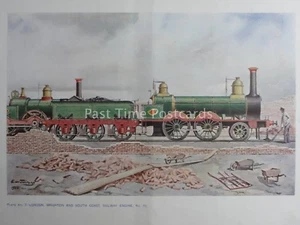 c1906 Steam Loco LB&SCR RAILWAY No.111 Print by Ernest W.Twining - Picture 1 of 1