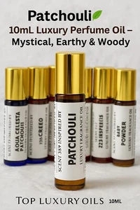 Patchouli Pure FRAGRANCE OIL ✨ 10mL ROLL On Pure Luxury Perfume Oil USA - Picture 1 of 2