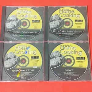 Instant Home Cooking Topics CD Software Set Of 4 Disc 1 2 3 4 - Picture 1 of 6