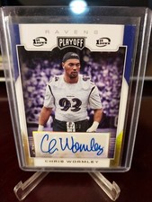 Chris Wormley 2017 Playoff #09/10 RC Rookie Auto Autograph Card # RS-CW Ravens