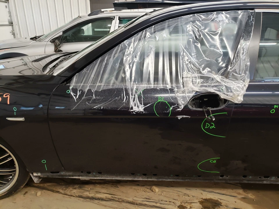 BMW 750 2007 conductor puerta delantera izquierda ventana de cristal solamente Foto 1 de 1