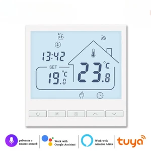 Smart Home WIFI Floor Thermostat Warm Underfloor Heating Temperature Regulator - Picture 1 of 24