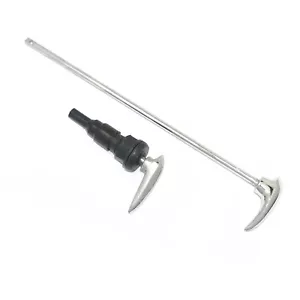 Lambretta choke knob & Petrol Tap Lever Set Chrome GP LI TV SX Series 1 2 3 - Picture 1 of 5