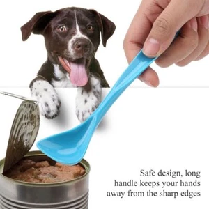 Pet Long Handle Spoon Dog Cat Canned Food Feeding Scoop - Picture 1 of 7