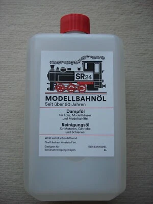 TOP ANGEBOT-SR 24-Modellbahnöl -Reinigungsöl - Dampföl 1 Liter - TOP Preis - Bild 1 von 4