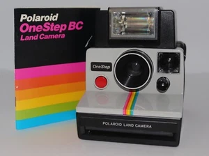 Vintage Polaroid One Step Land Camera BC Series Rainbow Stripe - Picture 1 of 7