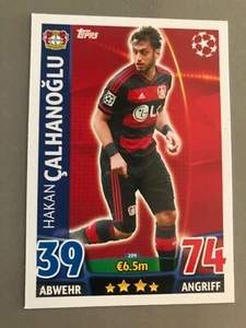 Match Attax 2015-16 n. 209 - Calhanoglu Hakan -Bayer Leverkusen - Picture 1 of 1