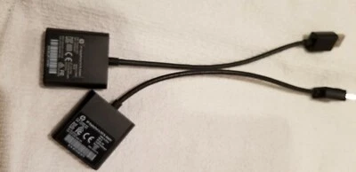 A pair of HP 6 Inch DisplayPort to DVI-D SL Adapter Cables 752660-001 753744 001 - Image 1 of 4