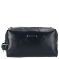 Piquadro Blu Piazza Borse da Toilette 24.5 CM Nuovo