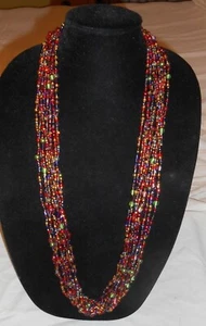Joan Rivers Vintage 34" Tschechische Republik 12 Strang Halskette - Bild 1 von 2