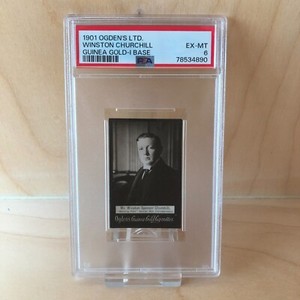 Winston Churchill 1901 Ogden's Guinea Gold - I Base PSA 6 EX-MT Pop 2 Vintage