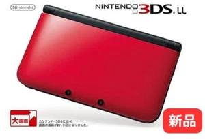 New Nintendo 3DS LL Metallic Red Console Stylus Working Tested Japanese ver - Picture 1 of 2
