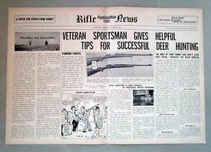 1950 Remington Modell 721 & 722 Gewehr Original Printanzeige - Bild 1 von 1