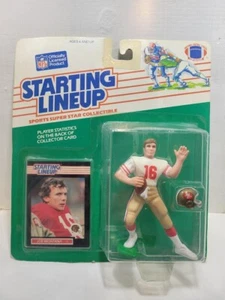 1989 Kenner Startaufstellung SLU JOE MONTANA SAN FRANCISCO NEU IN VERPACKUNG KOSTENLOSER VERSAND - Bild 1 von 1