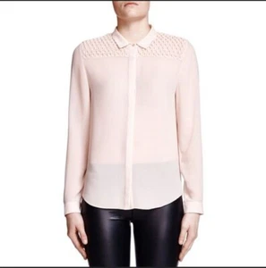 Camisa Kooples Abotonada Yugo Calado Pequeña Rosa - Imagen 1 de 16