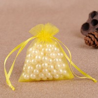 50-500PCS Organza Candy Bags Wedding Party Favor Gift Jewelry Pouch Sheer Decor