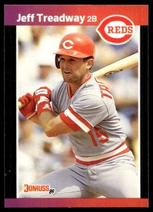 1989 Donruss Jeff Treadway Cincinnati Reds #351