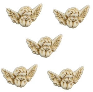 Antique Angel Cherub Buttons - Shelly's Buttons Craft Scrap Sewing - Picture 1 of 2