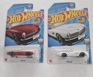 HOT WHEELS - LOTE DE 2 - BMW 507 - UNO BLANCO Y OTRO ROJO - Imagen 1 de 12