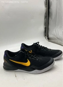 Nike Mens Kobe 8 Protro Lakers Away HF9550-001 Black Gold Running Sneakers Sz 14 - Picture 1 of 10