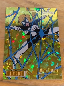2023 Upper Deck Marvel Allegiance Secret Wars Yellow Crackle Spider-Woman /149 - Picture 1 of 6