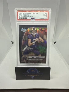 2024 Bowman University Chrome - Will Rogers #185 Refractor (RC) - Picture 1 of 2