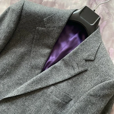 $2K PAUL SMITH (42US) Bayard Pure Wool Solid Blazer Jacket Coat. Charcoal. Italy - Image 1 of 4