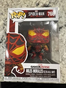 Funko Pop! Vinyl: Marvel - Miles Morales (S.T.R.I.K.E. Anzug) #766 mit Protektor - Bild 1 von 5