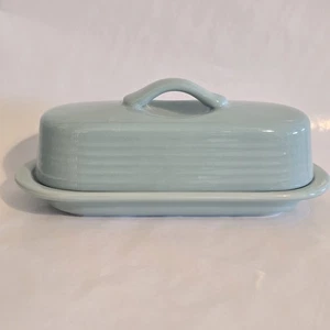 Chantal Butter Dish - Aqua - Picture 1 of 9