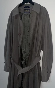 Vintage Chaps Ralph Lauren Men’s Belted Trench Coat Rain Resistant 44L - Picture 1 of 12